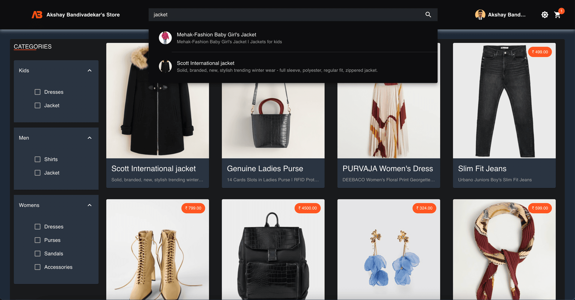 Search Product