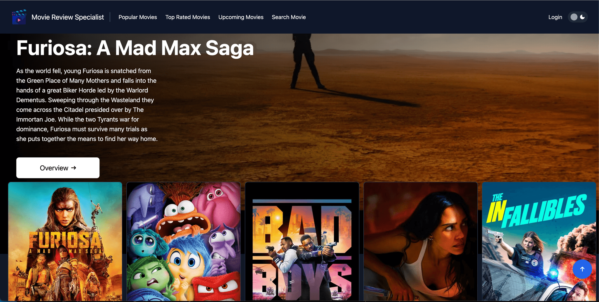 Movie Review Specialist