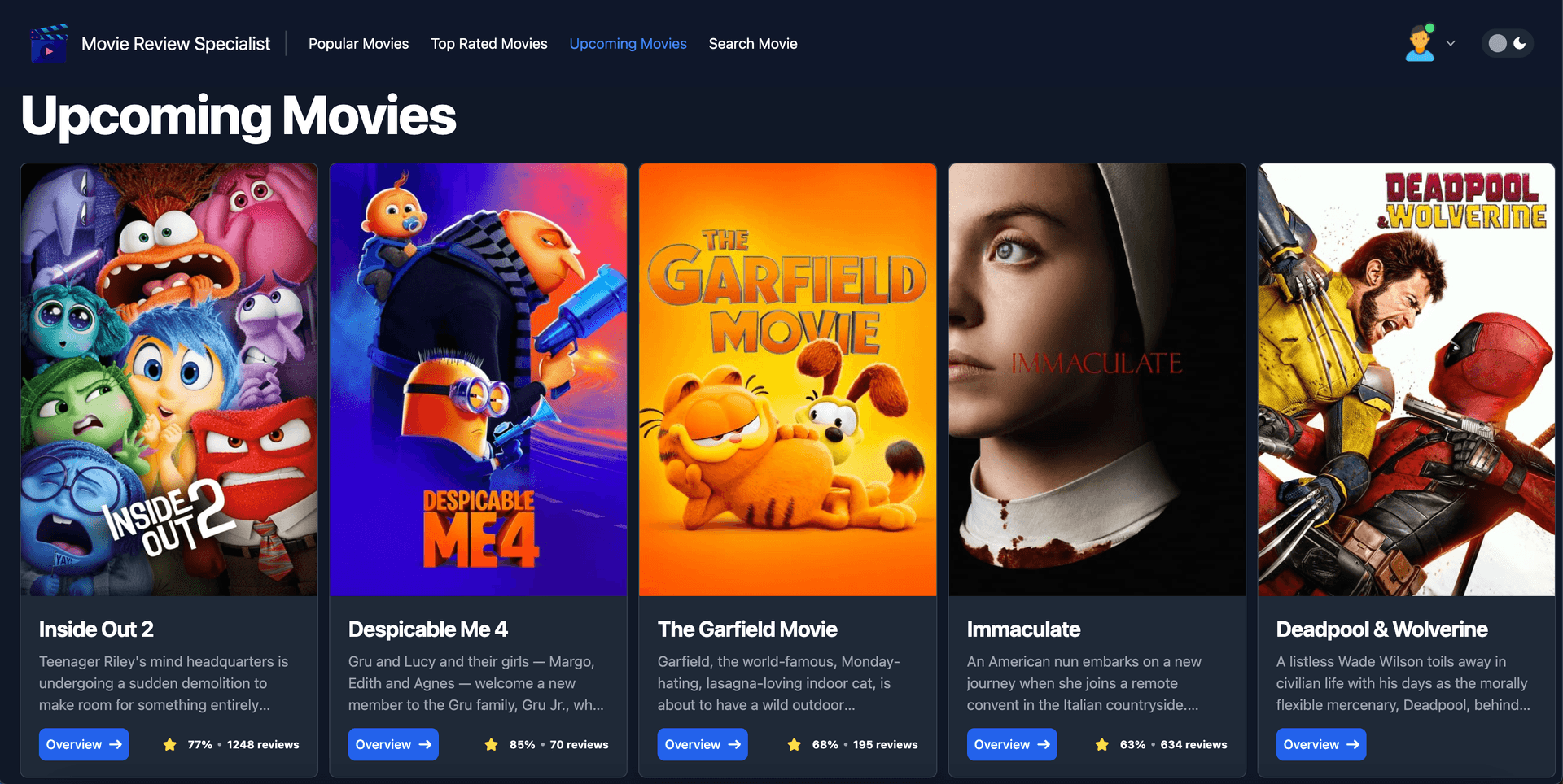 Upcoming Movies